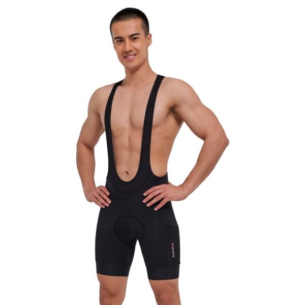 SANTIC Men's Cycling Bibs - Summer 1/2