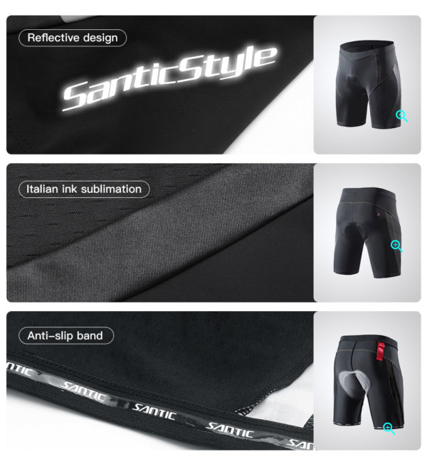 SANTIC Men's Cycling Tights - Pingfan 3.0 - Image 3