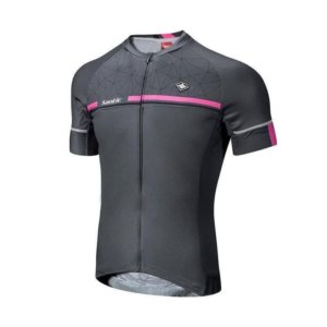 SANTIC Men's Short Sleeve Cycling Jersey - Carmen Ⅱ - Image 4