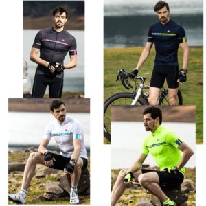 SANTIC Men's Short Sleeve Cycling Jersey - Carmen Ⅱ