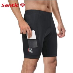 SANTIC Unisex Cycling Tights - Ordinary 3.0 with side pocket - Image 2