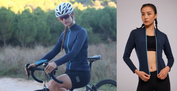 SANTIC Ladies' Long Sleeve Cycling Jersey - Romi