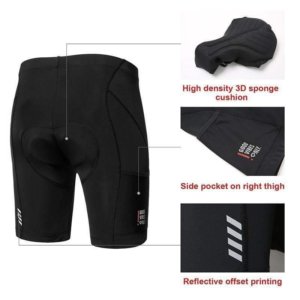 SANTIC Unisex Cycling Tights - Ordinary 3.0 with side pocket - Image 5