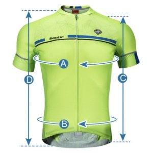 SANTIC Men's Short Sleeve Cycling Jersey - Carmen Ⅱ - Image 2