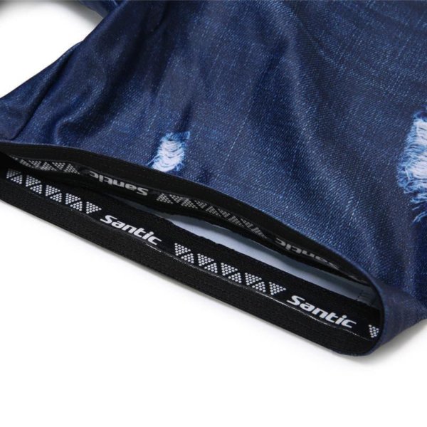 SANTIC Ladies' Cycling Tights - Qaqa Denim design - Image 5