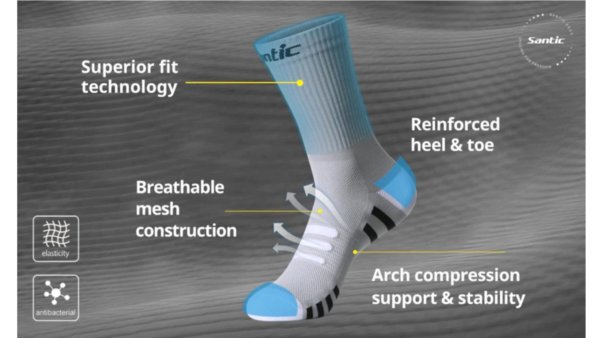 SANTIC Unisex Cycling Socks