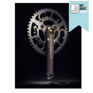 CHATER-LEA Grand Tour Double Crankset 46x30 Clear anodise PVD Fixings or Raw Fixings