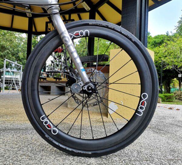 AEON Warp speed Series 451 38mm front 50mm rear Carbon Fiber 100/135mm Disc Brake - Image 3