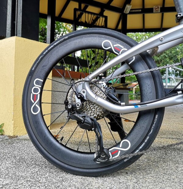 AEON Warp speed Series 451 38mm front 50mm rear Carbon Fiber 100/135mm Disc Brake - Image 4