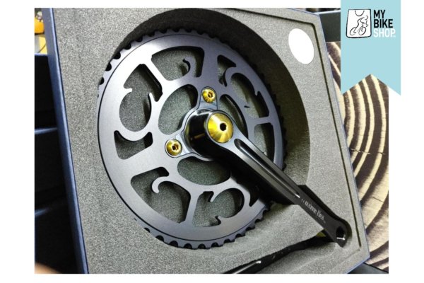 CHARTER-LEA Grand Tour Single Speed Crankset in PVD or Raw Steel Fixings - Image 2