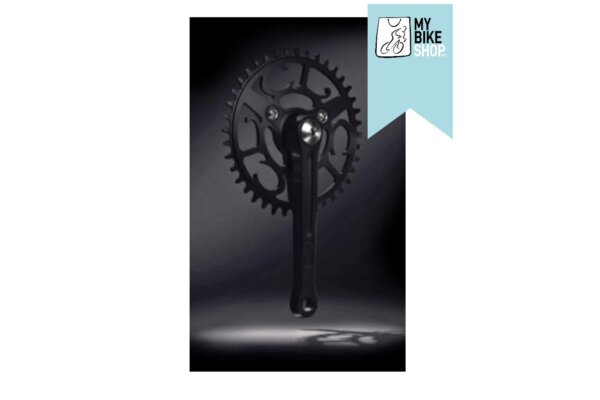 CHARTER-LEA Grand Tour Single Speed Crankset in PVD or Raw Steel Fixings - Image 3