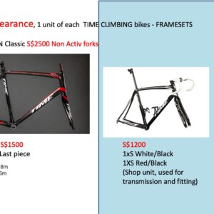 TIME Frame Set IZON Classic fork (EXPORT) LAST Pieces Final clearance