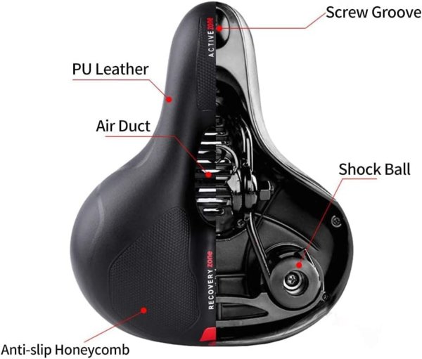 ACC - ACTIVE Saddle - big padded area with springball - Image 2