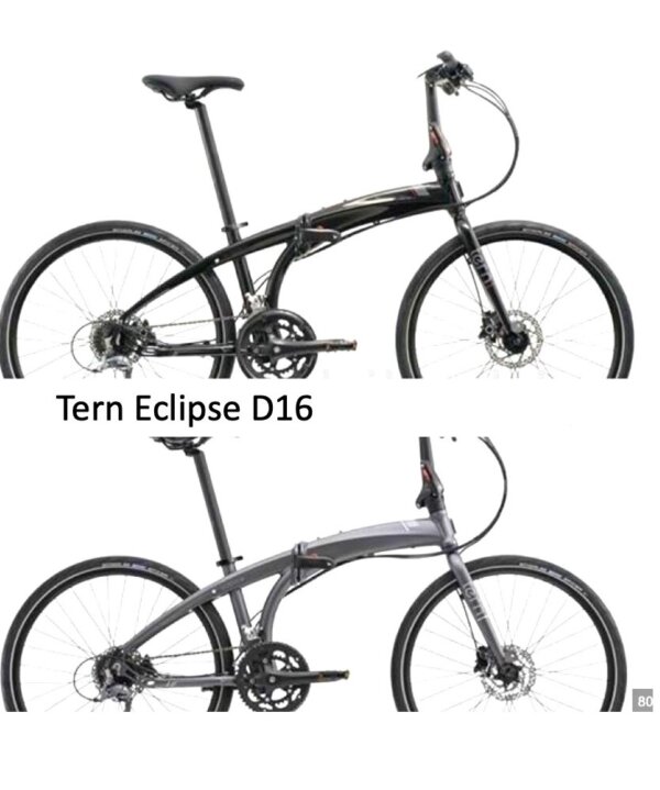TERN Foldable Eclipse D16 (EXPORT) - Full sized bike that folds