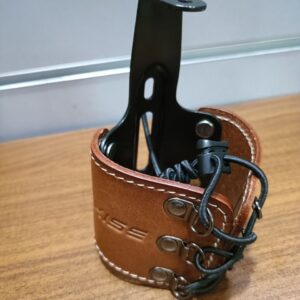 Leather Bottle cage with 3 Sixty embossed (Collectors piece)